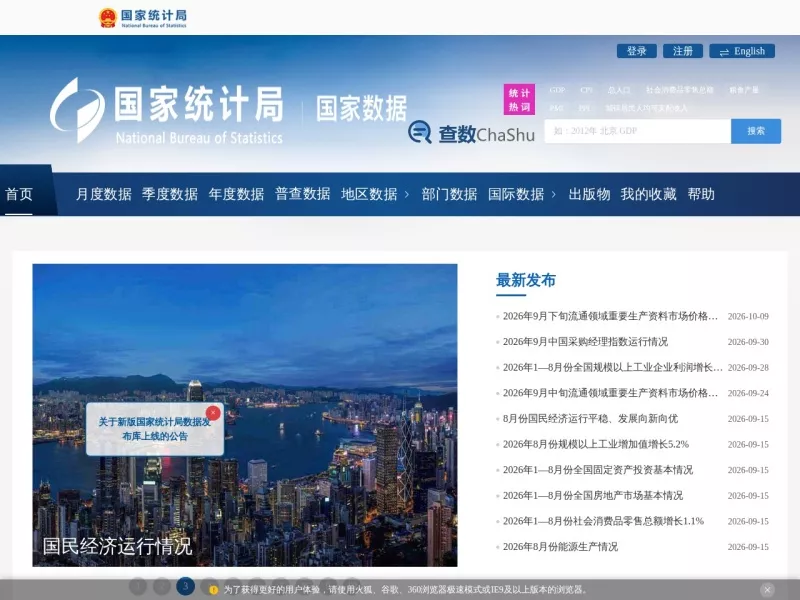 国家数据 网站预览图