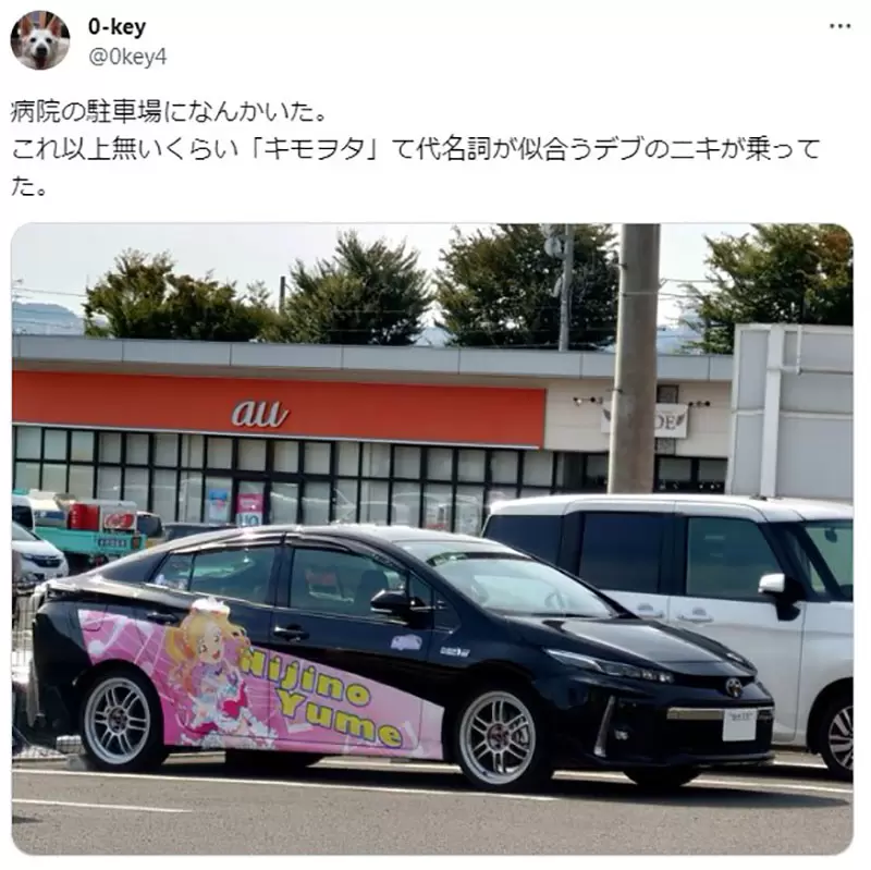 《痛车车主被骂恶宅死胖子》肉搜对方的住处上门拜访在网络上骂人的后果就是这么可怕……