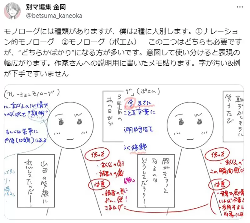 《杂志编辑论漫画独白》独白其实分成两大类？用得好就能大大提升漫画品质