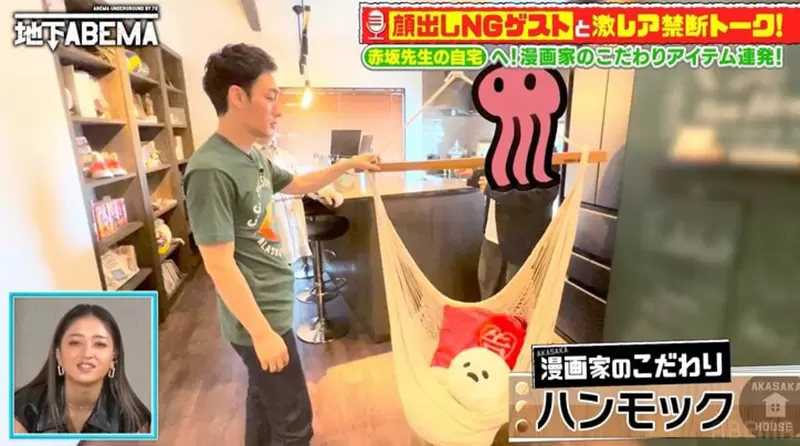 《潜入漫画家赤坂明的家》吊床和滑杆充满玩心设计辉夜姬豪宅开价１亿日圆出售中