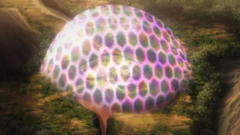 《动漫中的正六边形防护罩》按照数学来看根本不可能只要看过足球应该都知道？
