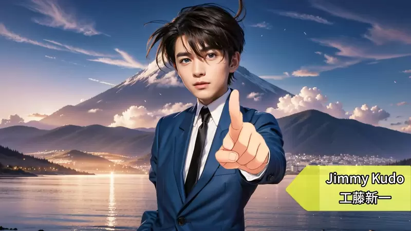 让AI表现出《名侦探柯南真人版》的感觉，错觉吗？怎么毛利小五郎有种帅帅的感觉？