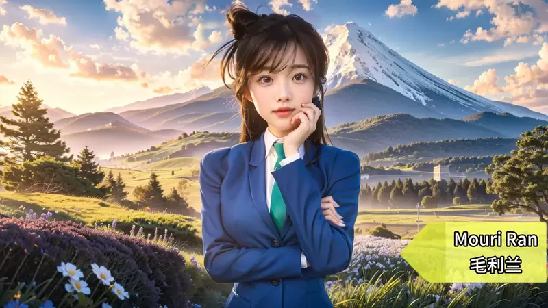 让AI表现出《名侦探柯南真人版》的感觉，错觉吗？怎么毛利小五郎有种帅帅的感觉？