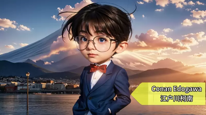 让AI表现出《名侦探柯南真人版》的感觉，错觉吗？怎么毛利小五郎有种帅帅的感觉？