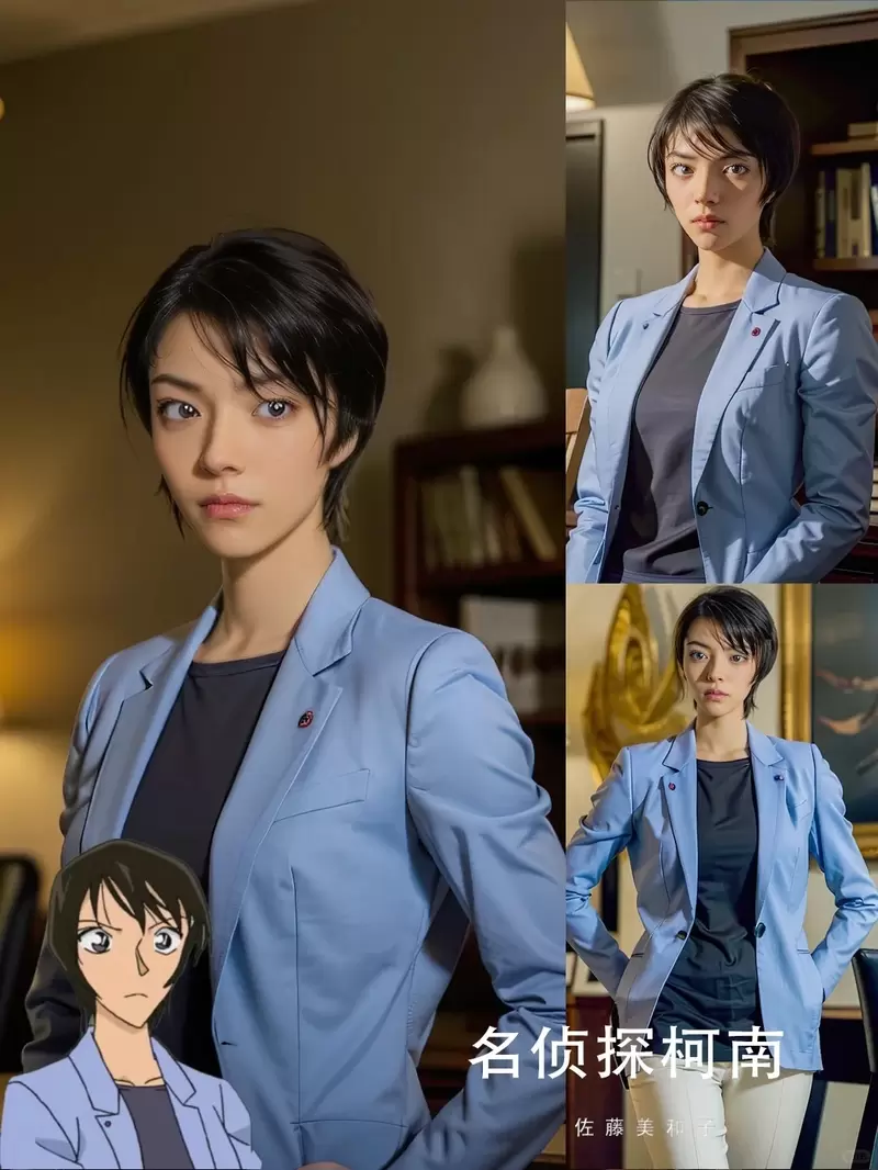 AI生成《名侦探柯南》完美还原「沉睡小五郎」这也太帅了吧