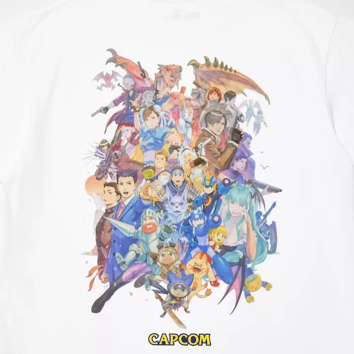 卡普空40周年《Uniqlo×Capcom 连动》推出魔物、洛克人、恶灵古堡...等系列T恤