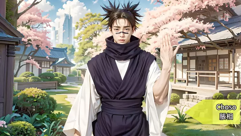 让AI表现出《咒术回战真人版》的感觉，如果有这样的钉姐那我直接给100分