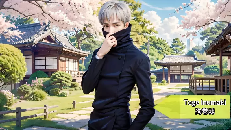 让AI表现出《咒术回战真人版》的感觉，如果有这样的钉姐那我直接给100分