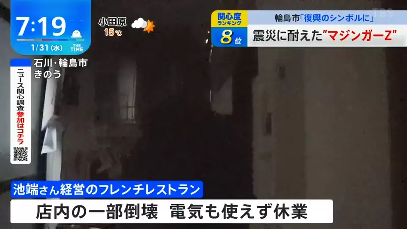 《无敌铁金刚是灾区重建的象征》永井豪纪念馆保住９成收藏品灾民将心灵寄托于它