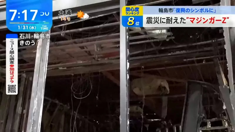 《无敌铁金刚是灾区重建的象征》永井豪纪念馆保住９成收藏品灾民将心灵寄托于它