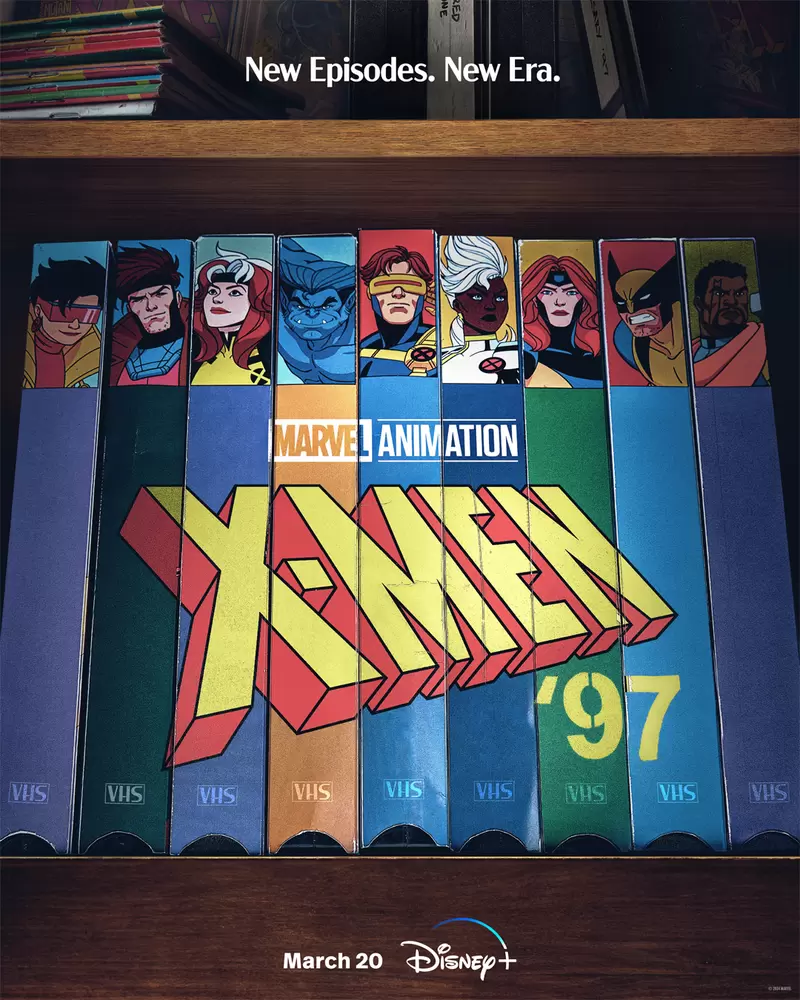 漫威动画影集《X-Men 97》第一支预告公开预计在2024年3月20号于Disney+上线