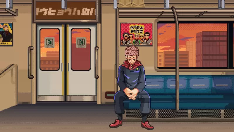 《咒术回战作业用BGM》Jump官方制作「迴送电车」，虎杖搭车真的太悲伤，下次改搭公车行不行(误)