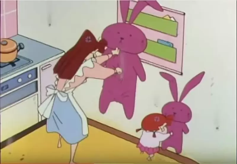 《蜡笔小新妮妮的妈妈》揍兔子至少比揍小孩还好？日本网友大赞她的情绪管理能力很优秀