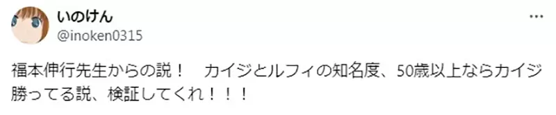 《漫画家福本伸行》为开司路飞谁出名跟儿子吵架了两人知名度的分水岭是50岁？