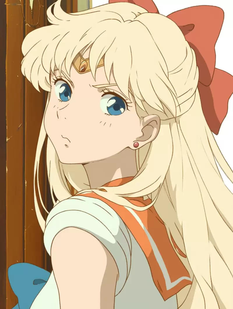 《吉卜力风格的美少女战士》如果美少女战士是由吉卜力动画化的话....