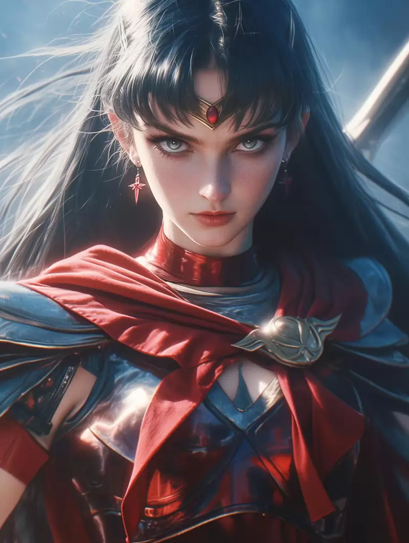 《吉卜力风格的美少女战士》如果美少女战士是由吉卜力动画化的话....