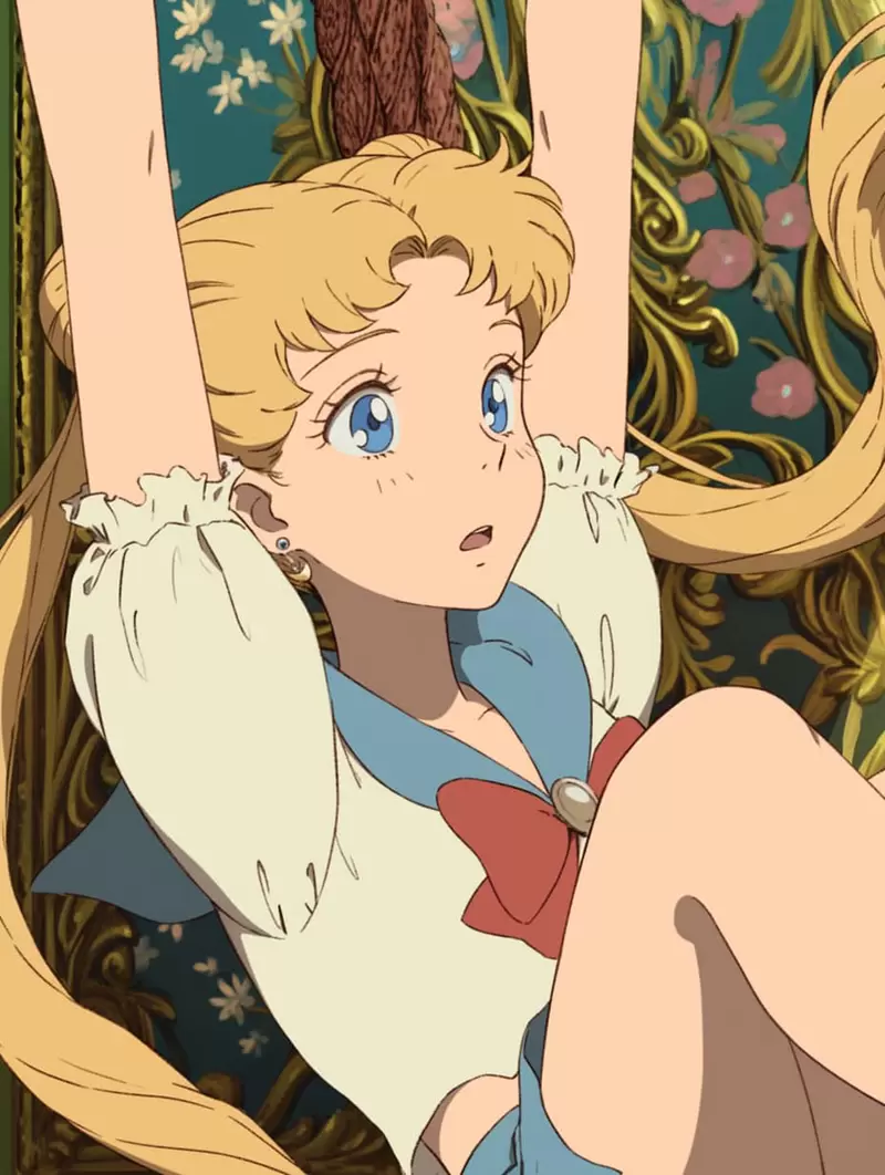 《吉卜力风格的美少女战士》如果美少女战士是由吉卜力动画化的话....