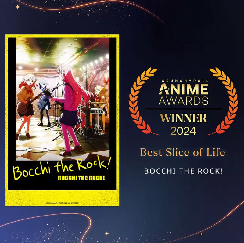 2024得奖结果《Crunchyroll动画大赏》海贼王二连冠达成，拿下年度最长篇动画以及年度最佳主角两项荣誉