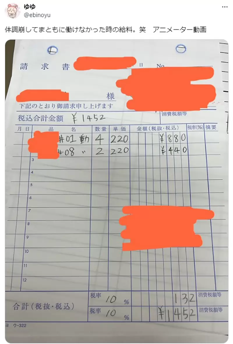《新人动画师爆料薪水》分享一年前刚踏入业界的薪资单网友怀疑这样到底怎么活？