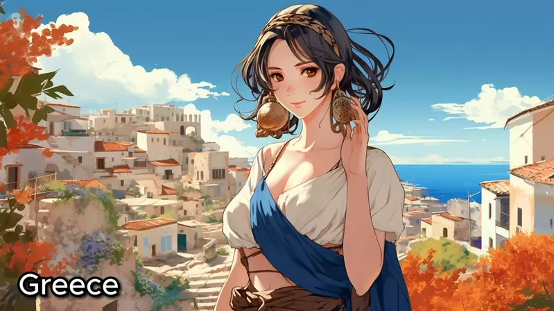 以现实中的国家为基础创建动漫女孩AI模拟出来的二次元美少女都好可爱