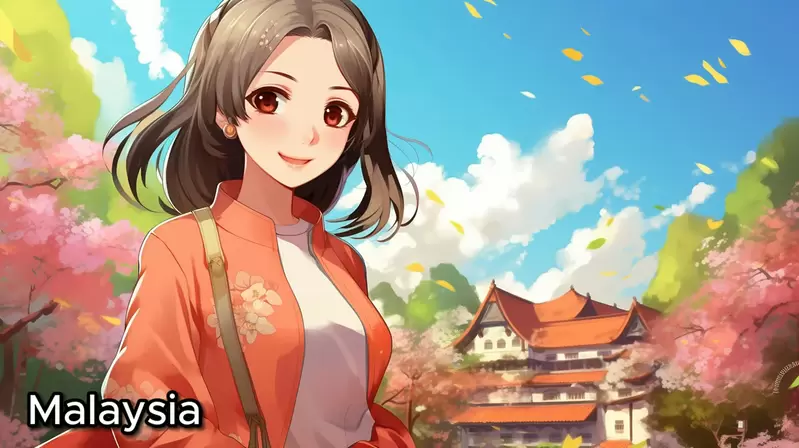 以现实中的国家为基础创建动漫女孩AI模拟出来的二次元美少女都好可爱