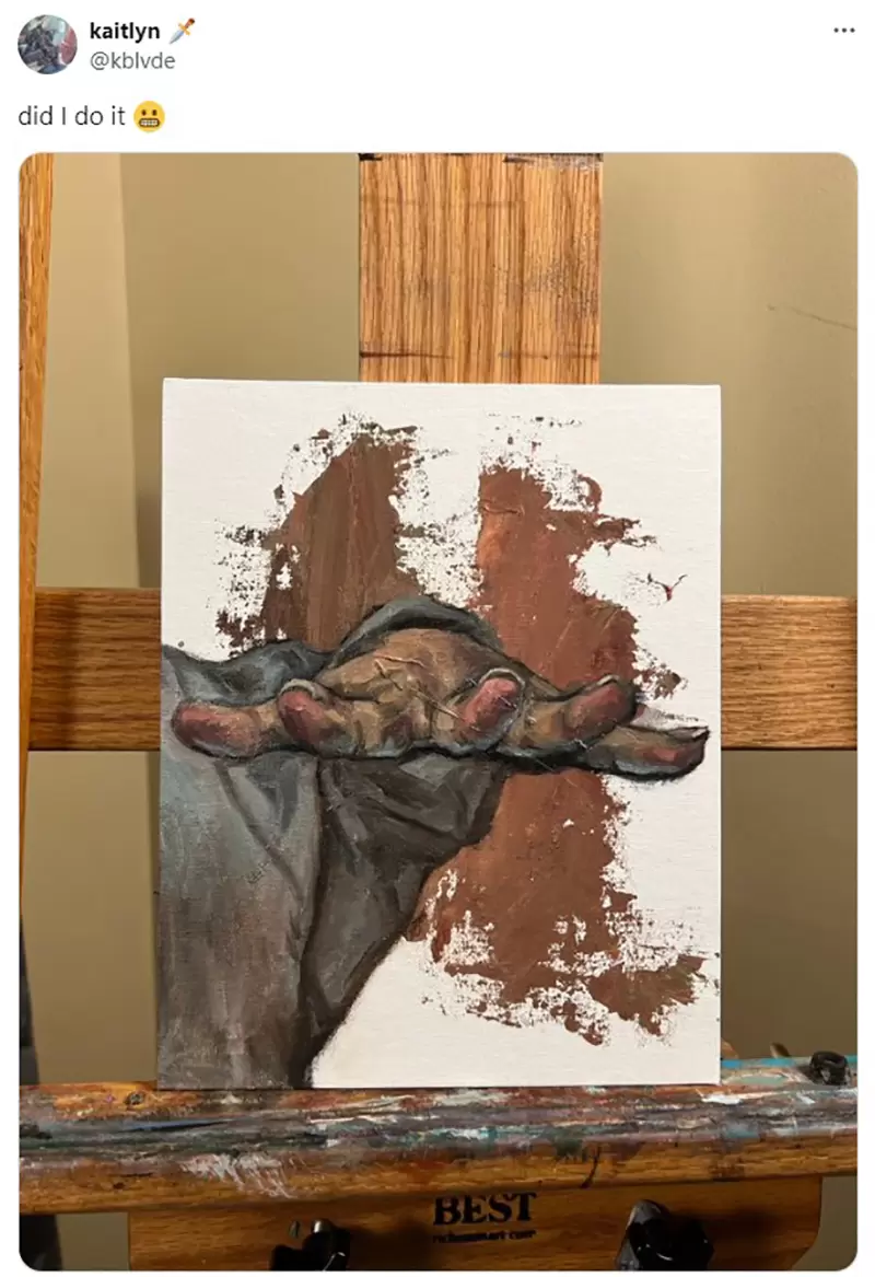 《没有画师喜欢的画画挑战》据说这个手势超难画？全球网友们纷纷接下战帖了……