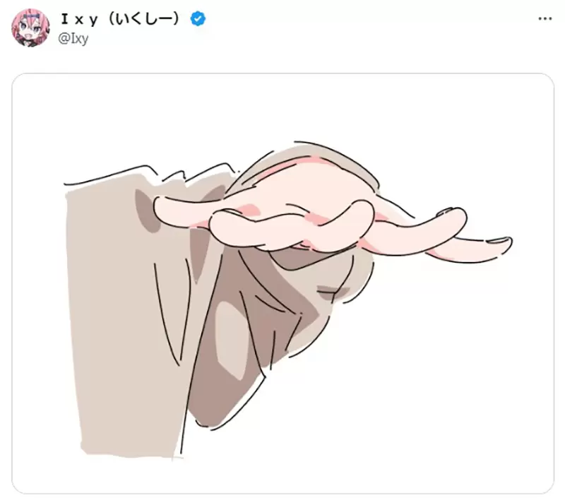 《没有画师喜欢的画画挑战》据说这个手势超难画？全球网友们纷纷接下战帖了……