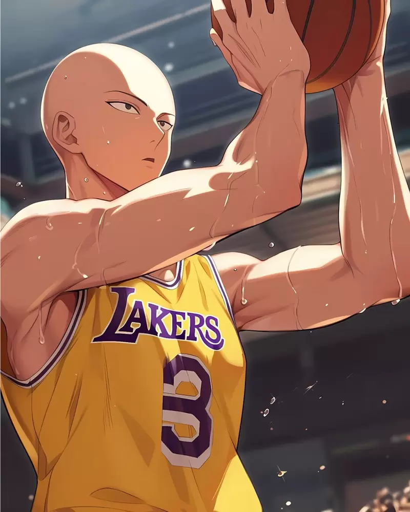 假如让动漫角色成为《湖人篮球队员》那这一队估计是NBA中最逆天的一只队伍吧？