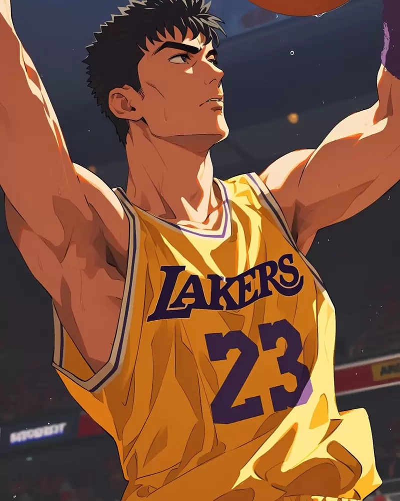 假如让动漫角色成为《湖人篮球队员》那这一队估计是NBA中最逆天的一只队伍吧？