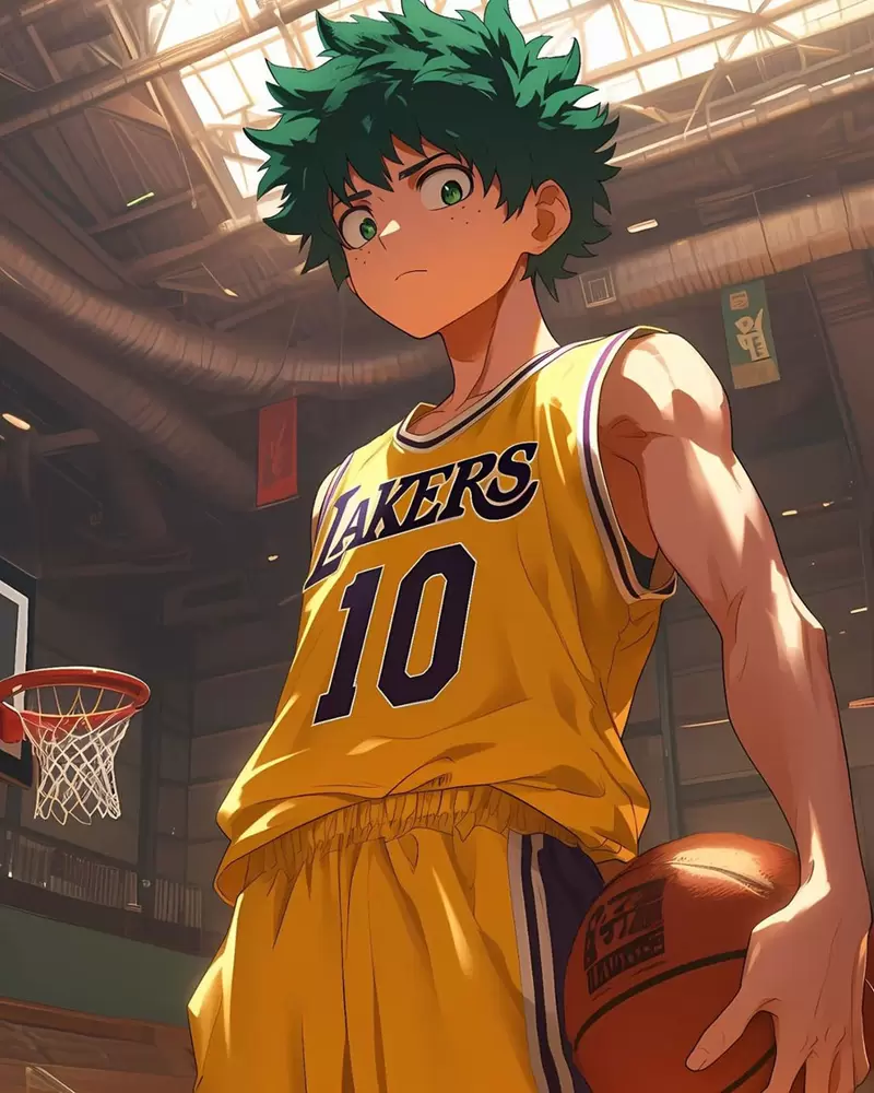 假如让动漫角色成为《湖人篮球队员》那这一队估计是NBA中最逆天的一只队伍吧？
