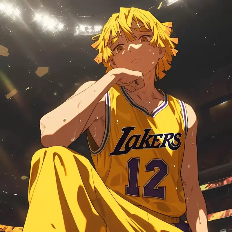 假如让动漫角色成为《湖人篮球队员》那这一队估计是NBA中最逆天的一只队伍吧？