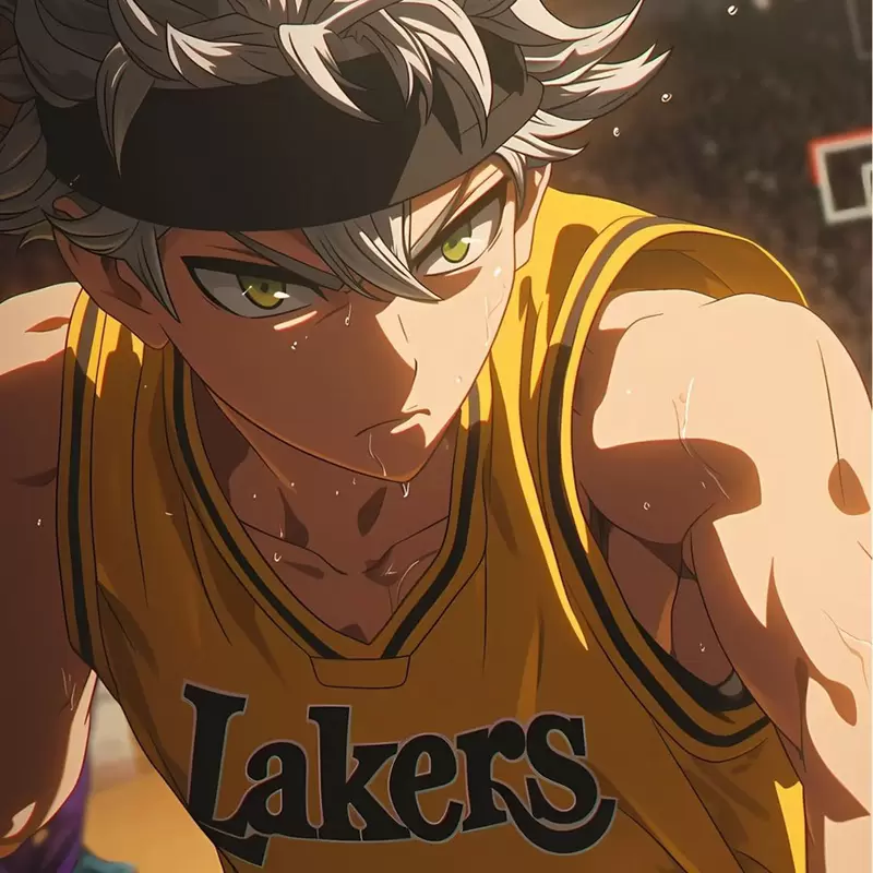 假如让动漫角色成为《湖人篮球队员》那这一队估计是NBA中最逆天的一只队伍吧？
