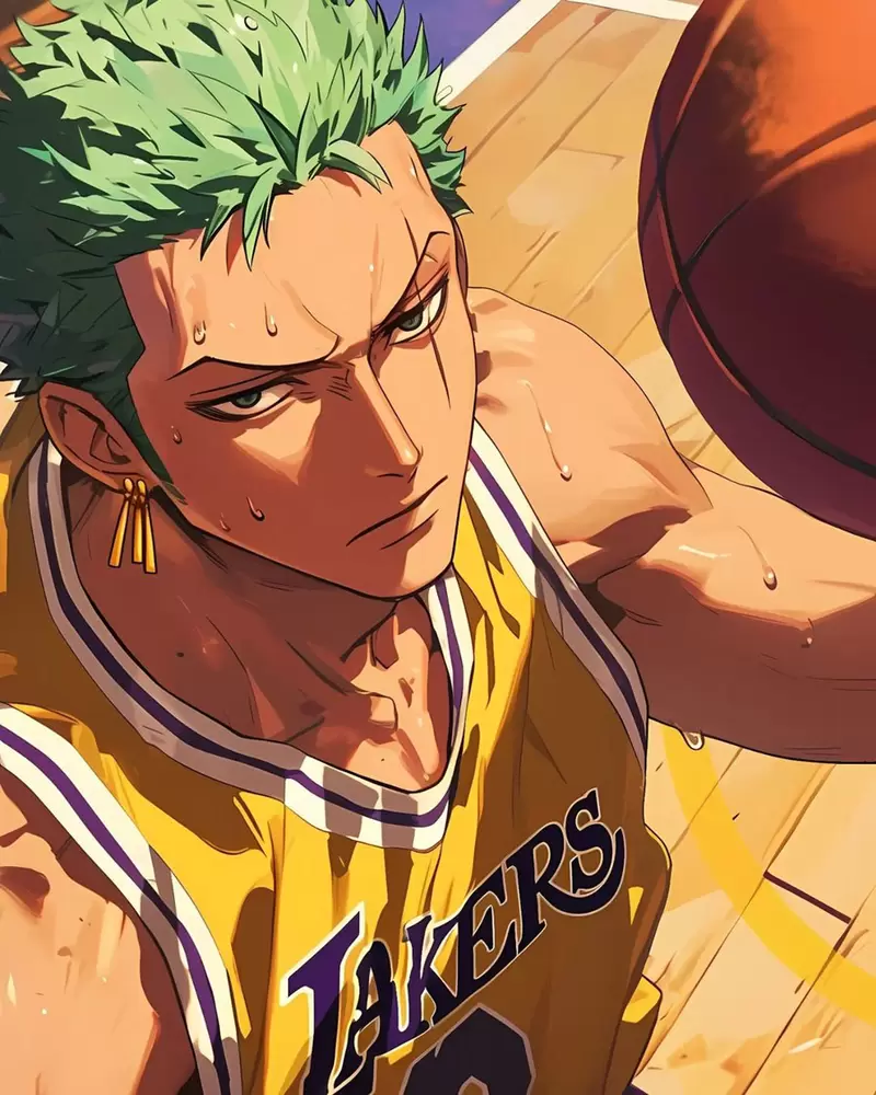 假如让动漫角色成为《湖人篮球队员》那这一队估计是NBA中最逆天的一只队伍吧？