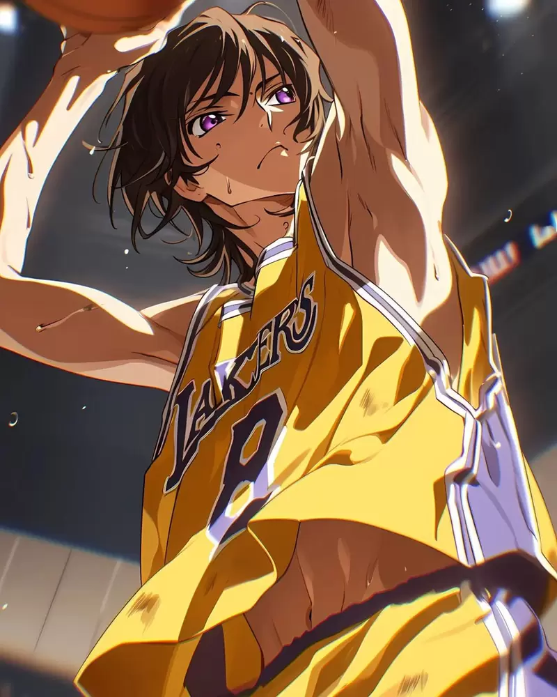 假如让动漫角色成为《湖人篮球队员》那这一队估计是NBA中最逆天的一只队伍吧？