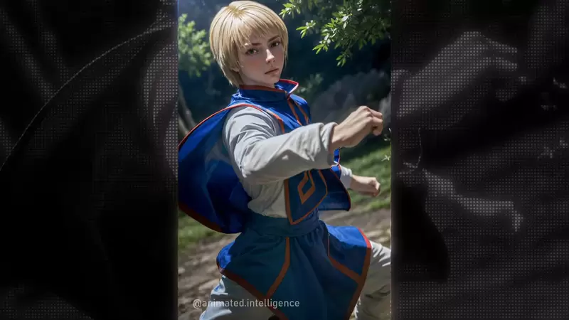 让AI表现出《猎人真人版》的感觉小杰、奇犽、酷拉皮卡都上了，怎么雷欧力不见了勒？