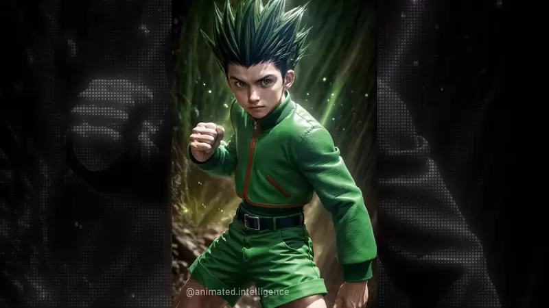 让AI表现出《猎人真人版》的感觉小杰、奇犽、酷拉皮卡都上了，怎么雷欧力不见了勒？