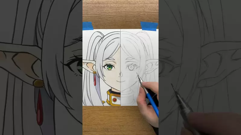 二次元VS三次元《葬送的芙莉莲》一个画面切换动漫画风跟写实画风两种风格