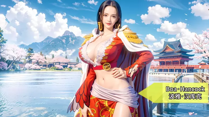让AI表现出《海贼王真人女性角色》的感觉，这个世界观的女性每一个发育都太棒了吧！  ？
