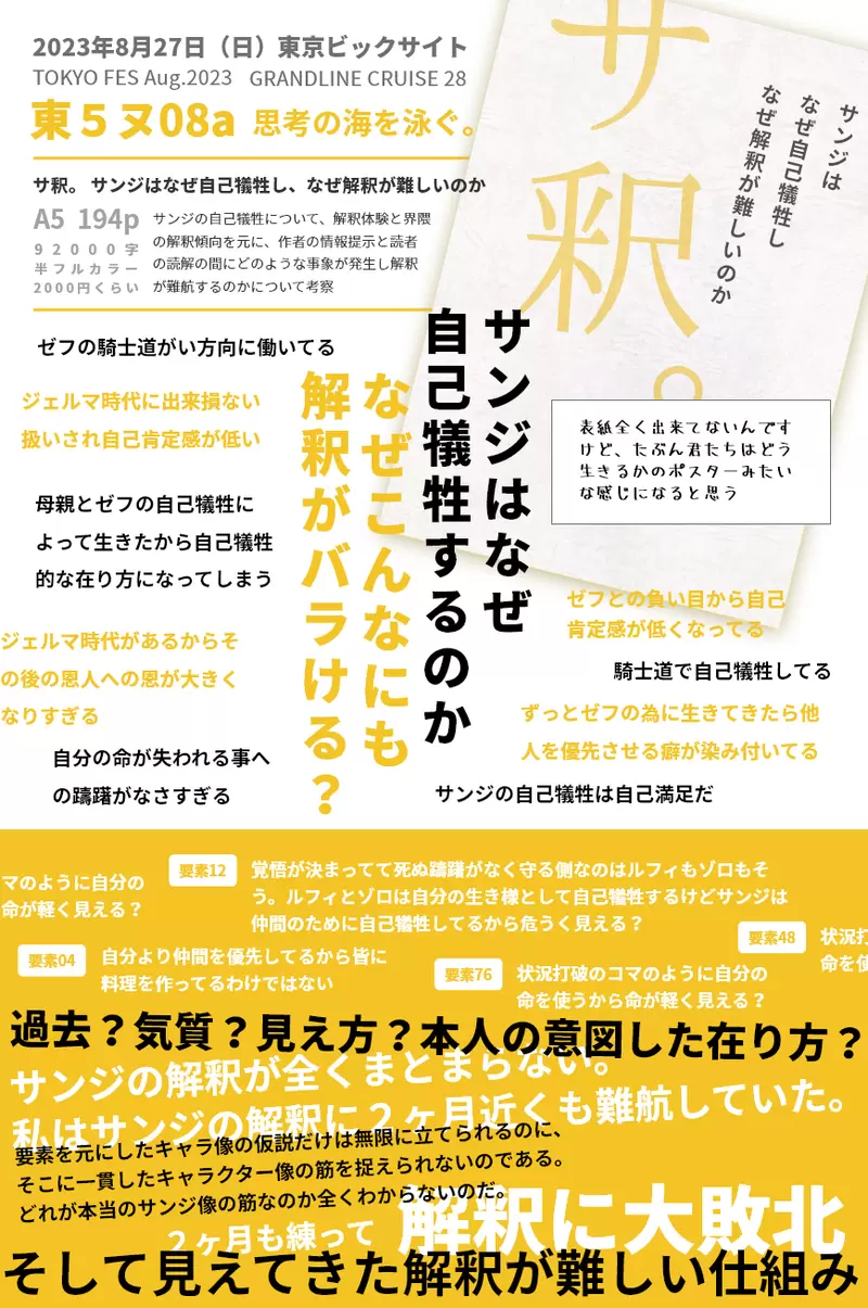 《出海贼王同人志惨赔13万》相信网络投票印了破百本当初说要买的网友都跑哪去了？