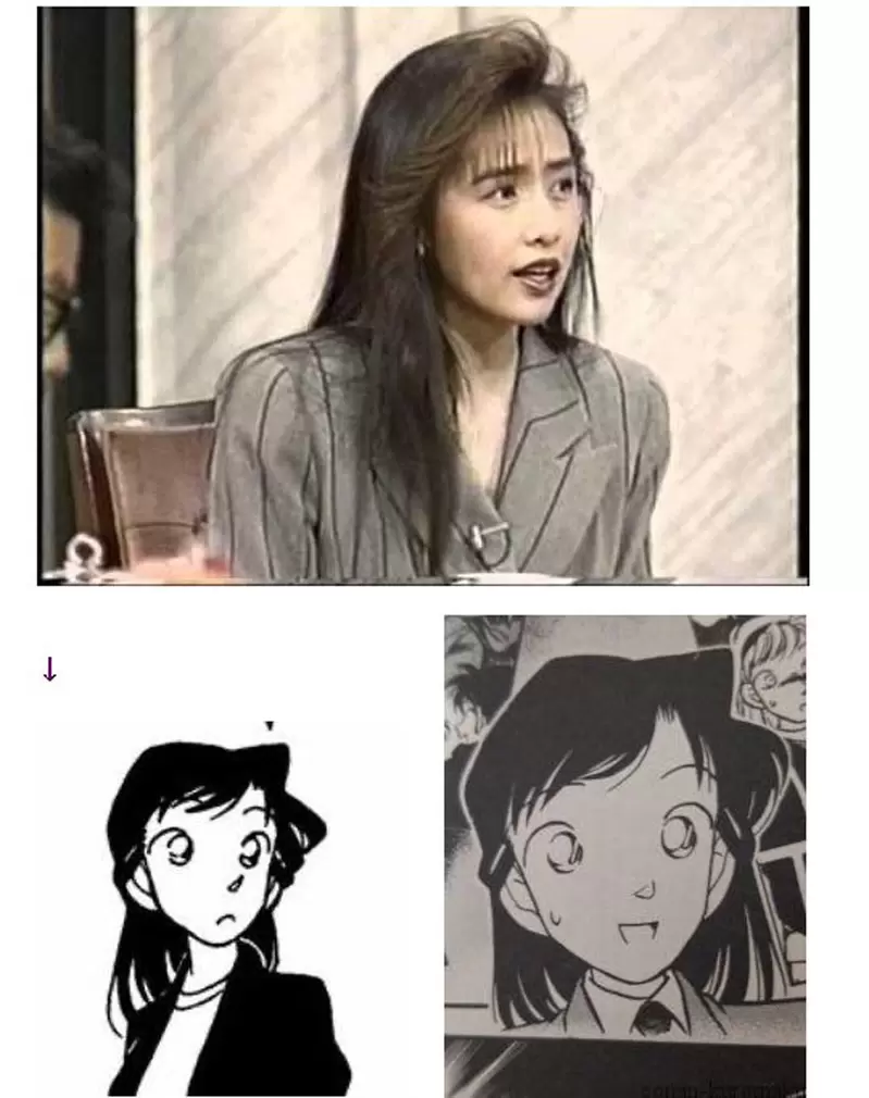 日本画师诠释《毛利兰的头发问题》其实就是梳了一款很高的旁分这样啦