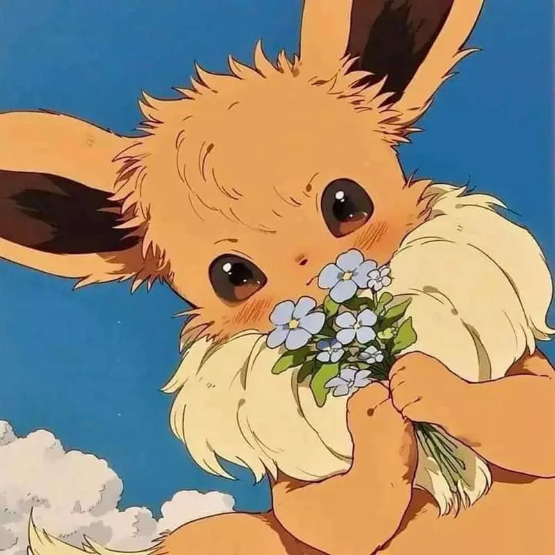 《吉卜力风格的精灵宝可梦》如果宝可梦是由吉卜力动画化的话....