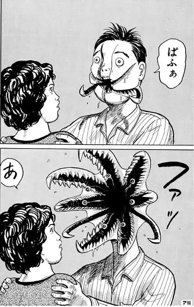 《米飞兔奶奶脸上的横线》叉叉和米字号分别代表什么意思？是寄生兽还是异形生物呢？