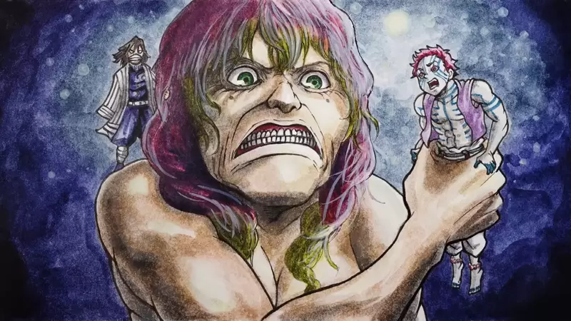 鬼灭之刃《甘露寺蜜璃的12种动漫画风》如果改成泡温泉出浴版本会不会更好？