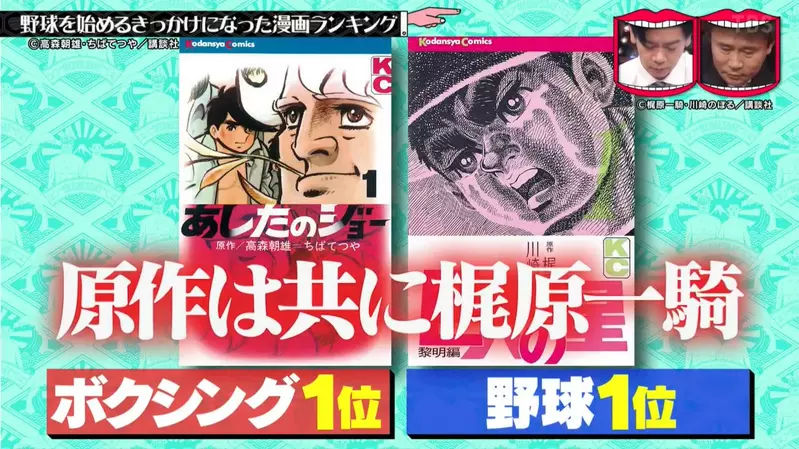《影响力最强的运动漫画排行榜》哪些漫画让日本人开始做运动？综艺节目调查的结果是……