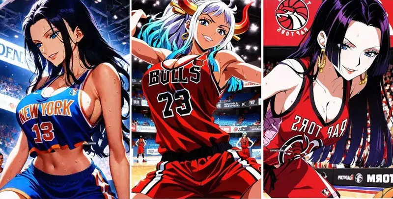 假如让动漫女角成为《NBA篮球队员》估计两队打一来每一回合都是暴力输出吧！  ？