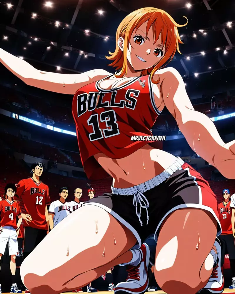 假如让动漫女角成为《NBA篮球队员》估计两队打一来每一回合都是暴力输出吧！  ？