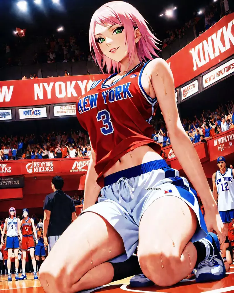 假如让动漫女角成为《NBA篮球队员》估计两队打一来每一回合都是暴力输出吧！  ？