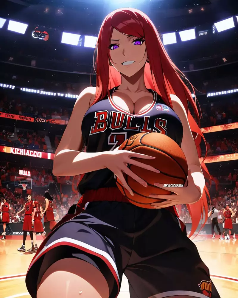 假如让动漫女角成为《NBA篮球队员》估计两队打一来每一回合都是暴力输出吧！  ？