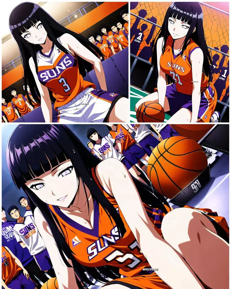 假如让动漫女角成为《NBA篮球队员》估计两队打一来每一回合都是暴力输出吧！  ？