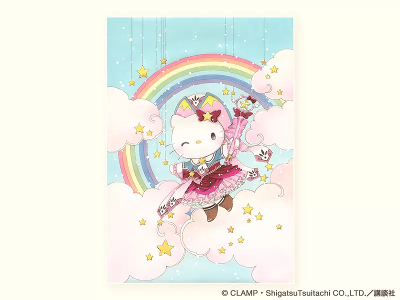 凯蒂猫50周年《CLAMP 为Hello Kitty 设计了原创服装》跟小樱还是配套的呢